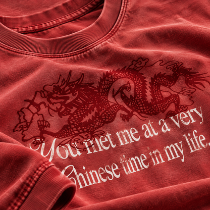 Chinese Dragon – Vintage Washed Long Sleeve